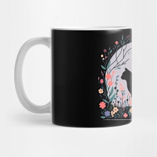 Cat in the Flowers Mug